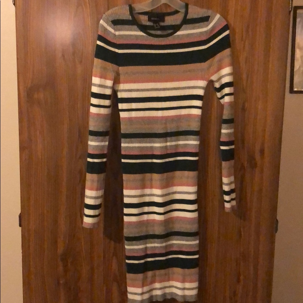 Stripped sweater Dress